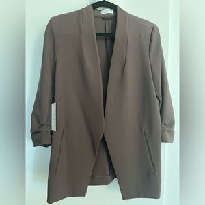Babaton chocolate blazer